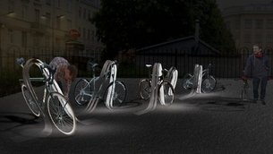 Interactive lighting and Bicycle Parking